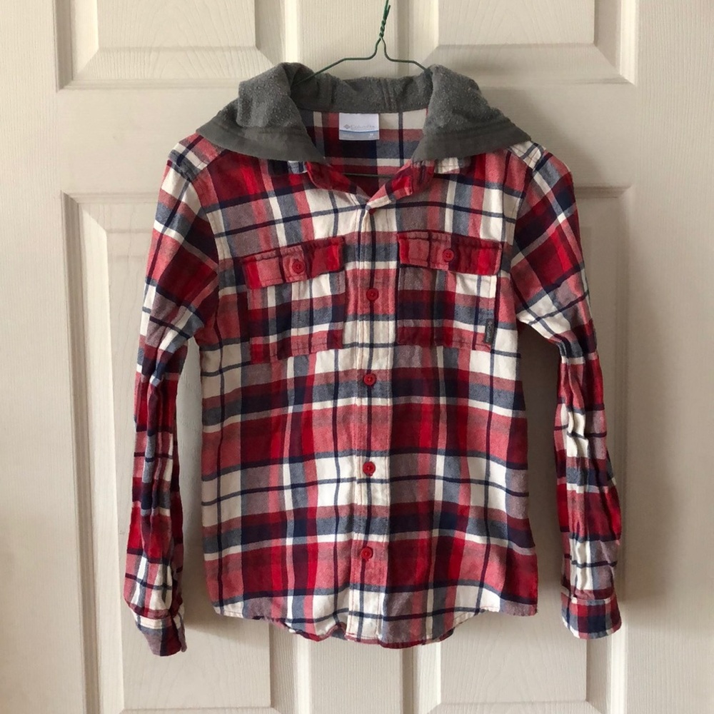 Kids Flannel Button-up Shirt